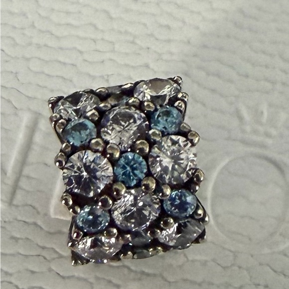 Pandora Silver Charm with Blue Accents - Picture 2 of 7